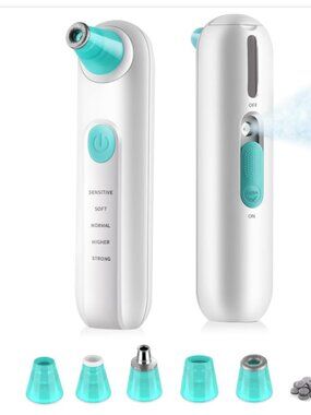 MSRP$85 | Kingdo 3-in-1 Microdermabrasion, Blackhead Remover & Nano FaceMist NIB